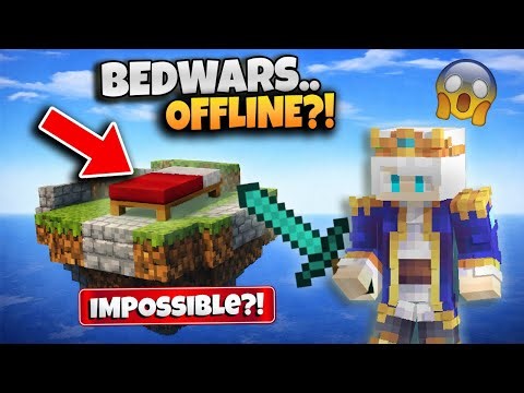 How to Play BedWars OFFLINE in Minecraft PE 😱 | No Server, No Internet!