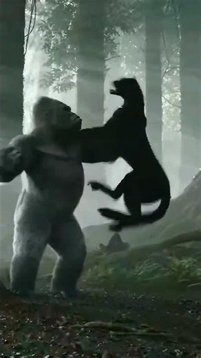 Giant Gorilla’s Dark Fury 🦍🌲 Panther Ambush | Epic Shadow Forest Battle