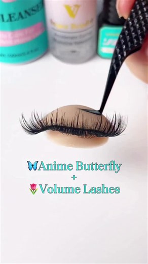 Faster Anime Lash Mapping with Butterfly   Volume Lashes