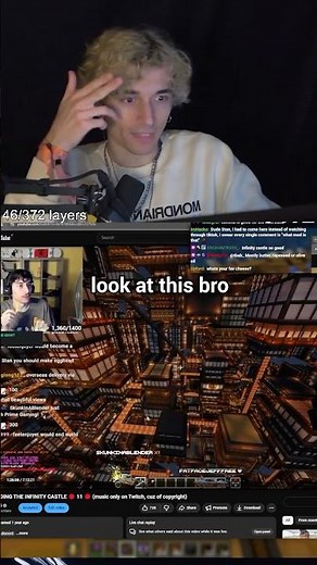 I built the Infinity Castle #minecraft #demonslayer #infinitycastle