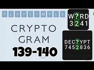 PlaySimple CRYPTOGRAM level 139 140