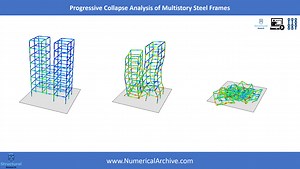ABAQUS Video Tutorial; Progressive Collapse Analysis of Multistory Steel Frames