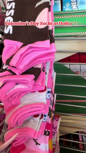 Valentine’s Day Socks at Dollar Tree: Cute Finds