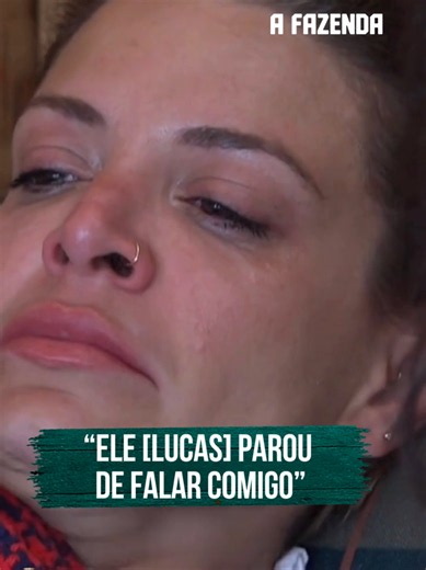 Renata chorou após afastamento de Lucas Bissoli em A Fazenda