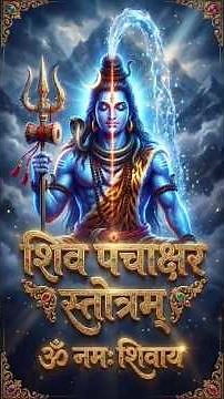 शिव पंचाक्षर स्तोत्रम् | ॐ नमः शिवाय | Shiv Panchakshar Stotram with Lyrics #bhakti #shiv #shiva