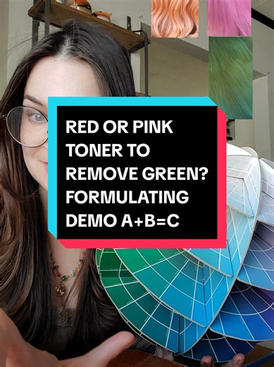 Red vs Pink Toner to Remove Green Hair: Which to Use?