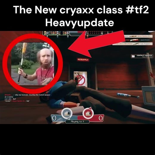 A sneak peak into the new class from TF2 heavy update #heavyupdate #tf2 #meme #funny