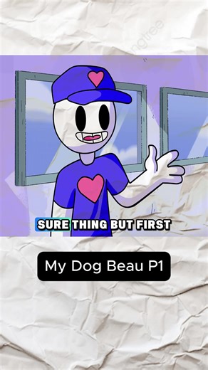 My Dog Beau #haminations #animationstory #funnycartoon #viral #fyp
