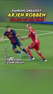 Ranking Greatest Arjen Robben goals of All Time #robben #football