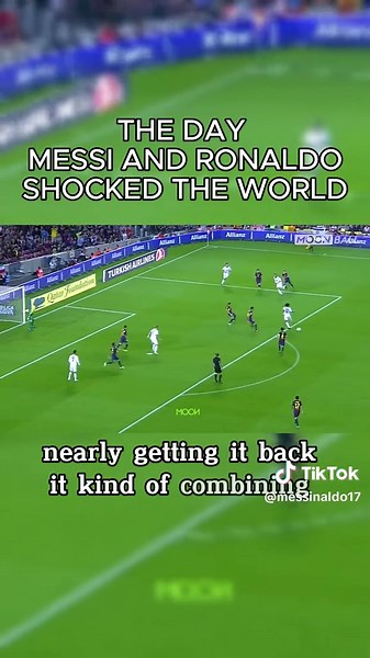 THE DAY MESSI AND RONALDO SHOCKED THE WORLD PT2. #messinaldo17 #footballnews #footballtok #blowthisupforme #fypシ #xyzba #trend #viral #messi #fcbarcelona #cr7 #realmadrid VIA