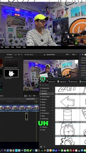 Drag and Drop Clock Overlay: Easy Video Editing! #shorts