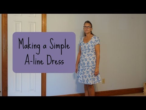 Making a Wardrobe Staple | Sewing a Classic A-line Princess Seam Dress | Making a Fully Lined Dress
