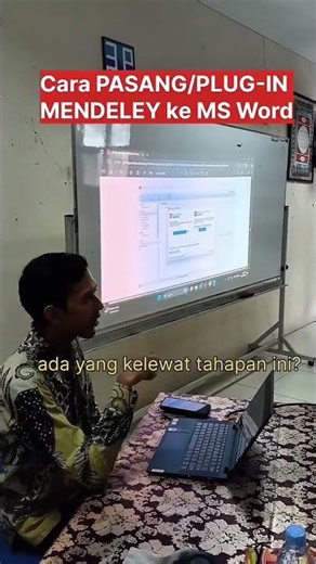 Cara pasang atau plug-in #mendeley ke #microsoftword