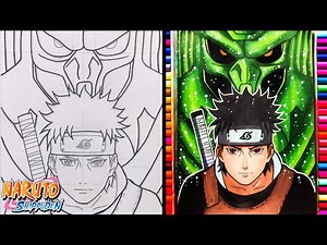 How to Draw Shisui Uchiha from Naruto | Step by Step
