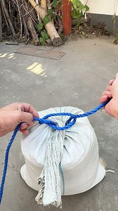 Great Life Trick! Very useful knot to tie sack or bag. #knot #rope #knotting #knottutorial #reels #diy #usa | Knot Tricks