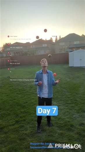 Day 7 of Learning to Juggle 5 Balls #juggle #juggling