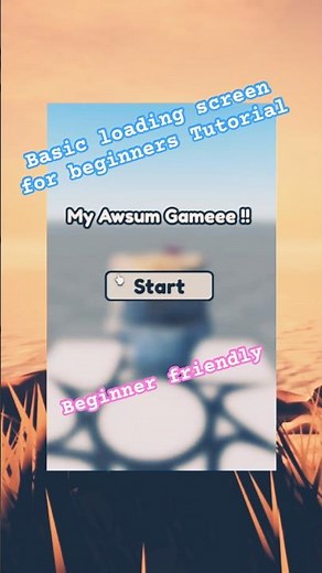Beginner friendly loading gui Tutorial #roblox #robloxstudio #robloxstudiotutorial #robloxdev #dev