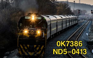 【战神413焕新归来】沈局连段ND5-0413担当0K7386次车底回送通过旅顺线大连西站弯道_哔哩哔哩_bilibili