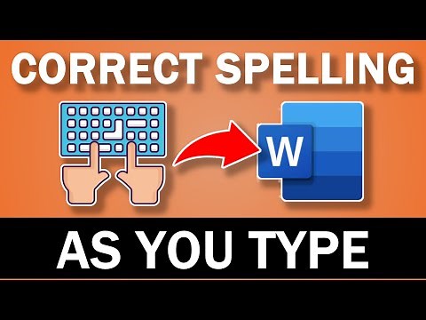 How to Correct Spelling As You Type in Word