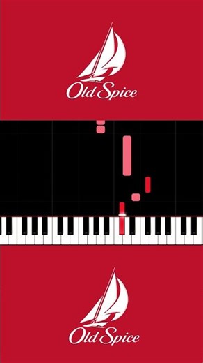 Old Spice Jingle Whistle Piano Tutorial Easy #piano #shorts