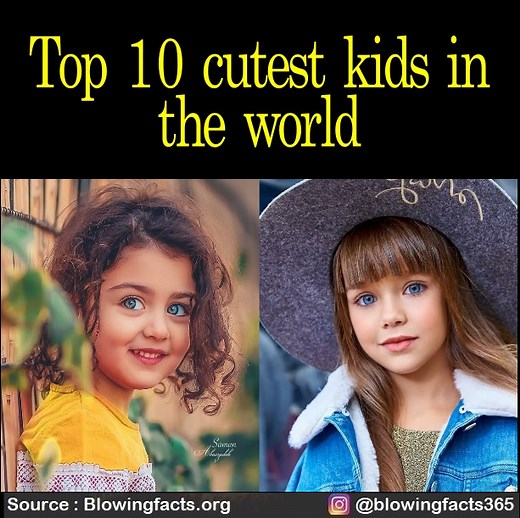 Top 10 cutest kids in the world | Facts that will blow your mind
