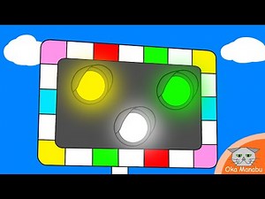 【ふみきり Level Crossing 電車 アニメ】五輪 踏切 イギリス版 British railroad crossing Olympic version