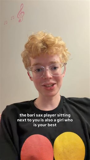 Izzi Guzman on Instagram: "This is just one example of how girls have in jazz band sometimes. There are so many other factors that go into why girls don’t feel safe in jazz band, but being the only girl in the room is one of them."