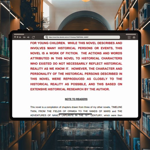 Don’t just read about time—travel through it. 👉https://www.free-ebooks.net/sci-fi-fantasy/TEMPORAL-AGENT . . . #freeebooks #featuredbook #readers #readingtime #scifi #fypシ゚viralシfypシ゚ | Free-eBooks