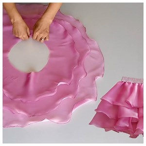 Easy Made Beautiful Ruffle Flare Skirt 🎀 | Tuğba İŞLER