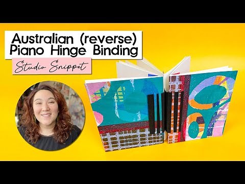 Working Artist Vlog 38: Australian Piano Hinge Book
