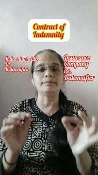 Contract of Indemnity and Guarantee | Indian Contract Act#castudents #csstudents #businesslaw