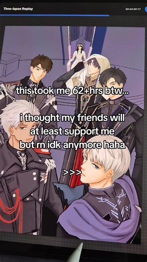 my worst nightmare but gwenchana #nzartist #loveanddeepspace #illustration #animeart #procreate