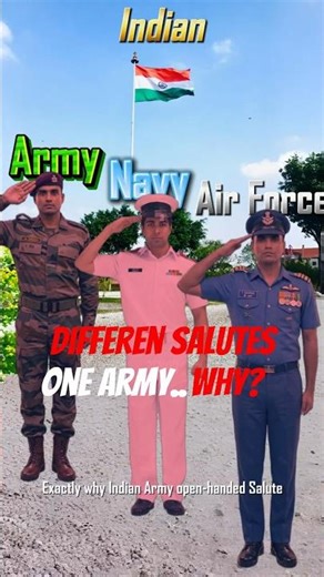 Why our army's have different salutes!🤔🇮🇳
