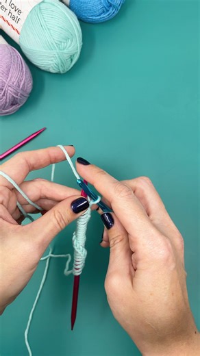 Yarnspirations on Instagram: "If you’re a beginner knitter and are having a hard time keeping your cast-on stitches even, try casting on using a crochet hook! Yarn: Red Heart With Love Better Half #KnittingHacks #DIY"