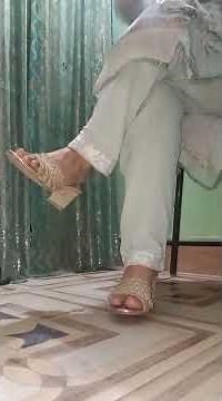 Old smelly heels Dangling While I sitting on chair | Custom videos available