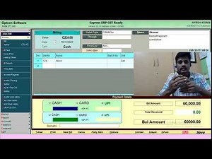 How to enter CASH/CARD/UPI payments in OPTECH
