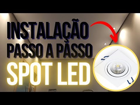 Como instalar spot de led passo a passo