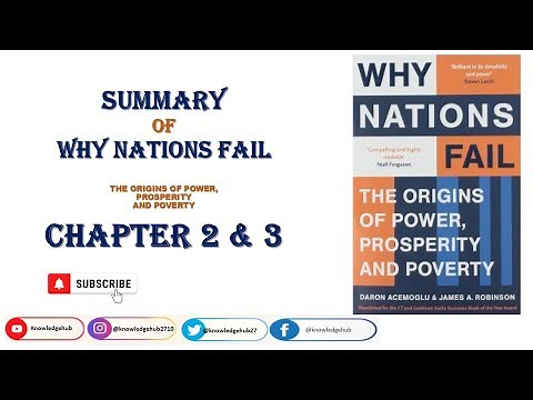 Detailed Summary of Why Nations Fail | Chapter 2 & 3| Book by Daron Acemoglu & James A. Robinson