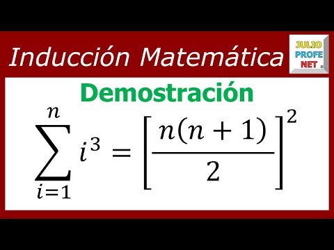 Método de inducción matemática | Ej. 3 #julioprofe