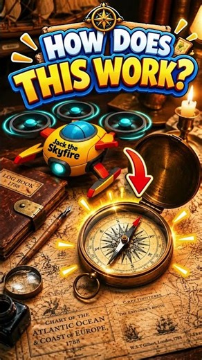🧭 Why Does a Compass Always Point North? 🤔