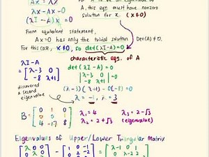 5.1 Eigenvalues & Eigenvectors