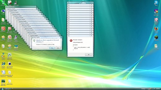 Windows Vista - Crazy Error (Pearl sounds)