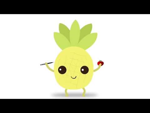 Adorable Pineapple Dancing Pen Pineapple Apple Pen