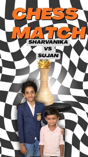 ரெண்டு பேருக்குள்ள தான் போட்டி😅🤣😂#kavi #chessgame #funny #intersting #goodvibes #sarvanika #chess