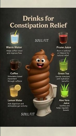 Best Drinks for Constipation Relief Natural & Effective