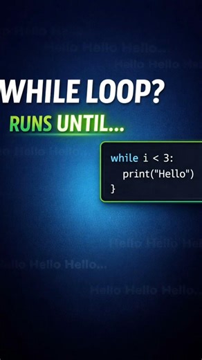 Don’t confuse for loop and while loop.This is the difference 🔁🐍 #coding#python#programming
