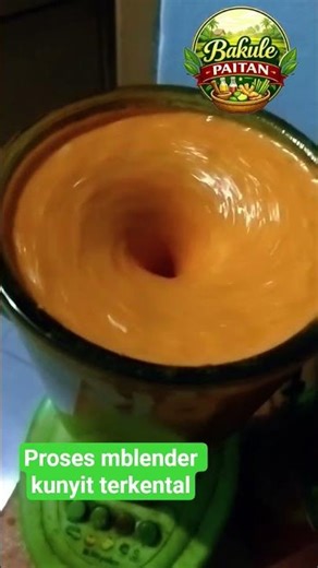 Proses blender kunyit terkental