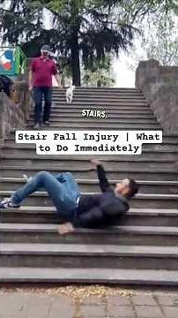 Stair Fall Injury | What to Do Immediately