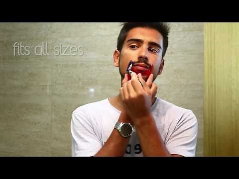 How to Trim a Goatee? RevoGoatee- Goatee Template - Shaving/Styling Tool Guide - Revo