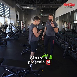 48K views · 40 reactions | Greșelile în antrenamente pot duce la rezultate slabe sau chiar accidentări. ❌ În acest video, Alex, Antrenor Personal, îți explică 3 dintre cele mai frecvente greșeli la flexiile pentru biceps și îți arată cum să le corectezi pentru a obține rezultate maxime!  ️‍♂️ Tu ai făcut aceste greșeli până acum? Scrie-ne în comentarii! #WorldClassRomania #Workout #BeHealthy | World Class Romania | Facebook